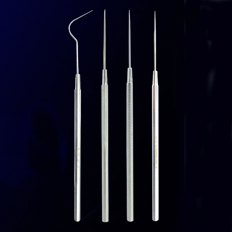 

Dental Endodontics Root Canal Plugger Perio Probe Bent tip Straight Single Head Stainless Steel Instrument