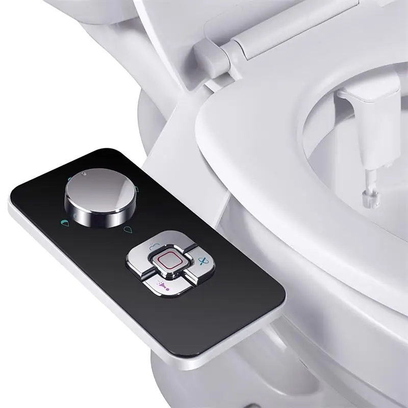 Bidet Toilet Seat Attachment Ultra-thin Non-electric Self-cleaning Dual Nozzles Frontal & Rear Wash Cold Water Personal Hygiene 7 Bidet Toilet Seat Attachment Ultra-thin Non-electric Self-cleaning Dual Nozzles Frontal & Rear Wash Cold Water Personal Hygiene 7
