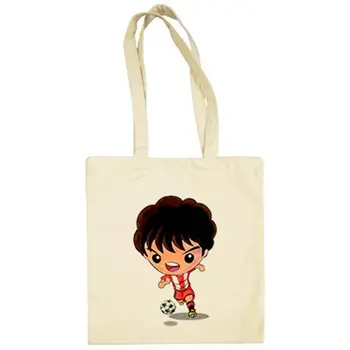 

Cloth bag Chibi Kawaii Oliver and Benji in Girona spoof football