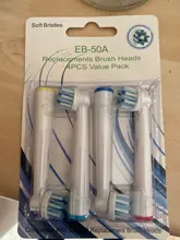 Recambios cepillos dientes oral b, cabezas de cepillo de dientes para Oral B eléctrico Advance Pro salud triunfo 3D Excel vitalidad 4 Uds