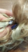 Bybrbana-100% brasileño de cabello humano no remy para mujer, moño de pelo suave rizado, diadema trenzada elástica, coleta