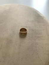 Modyle-pendientes geométricos circulares para el cartílago, pendientes de oro sólido a la moda, con Clip Simple, duraderos, sin Piercing