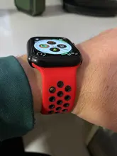 Solo bucle para reloj Apple Watch banda 44mm 40mm, 42mm, 38mm transpirable elástico de la correa banda pulsera de silicona iWatch Serie 3 4 5 SE 6 Correa