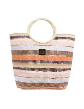

Raffia handbag hand Multic of FOR TIME