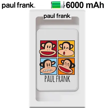 

External Battery Micro-usb Power Bank 6000 mAh Paul Frank license