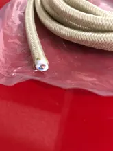 Lamp Power-Cord Fabric-Cable Round-Textile Electrical-Wire Colorful Vintage Flexible