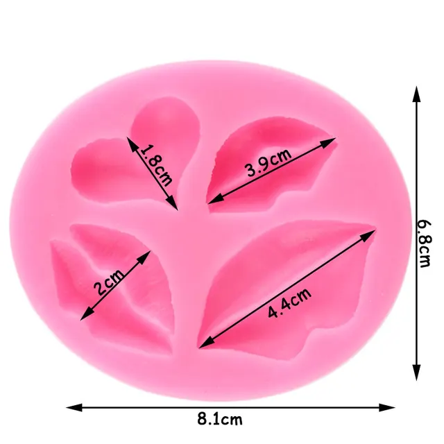 Szerelem Szív Ajkak Szilikon Penész Csokoládé Cukorka Fondant Cupcake Topper Esküvői Torta Díszítő Szerszámok Barkács Sütő Kiegészítők - Image 2