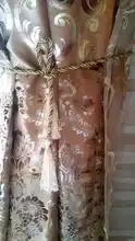 European Curtains Sheer Bedroom Living-Room Gold-Print Luxury Window for Velvet High-Shading