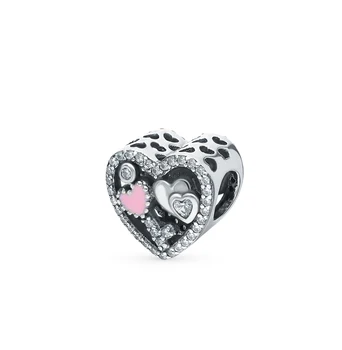 

Silver Pendant-charm with cubic zirconia sunlight sample 925