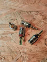 Connector Terminals Amplifier-Speaker Binding-Post Hifi-Cable 4PCS 4MM Gold-Plated Gold-Plated