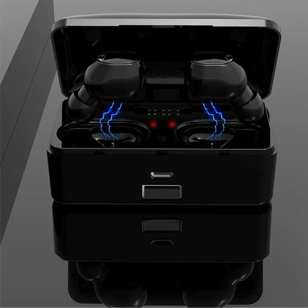 G10 TWS 5 0 Bluetooth 9D Stereo Earphone Wireless Earphones IPX7 Waterproof Earphones 3500mAh LED Smart Power Bank Phone Holder