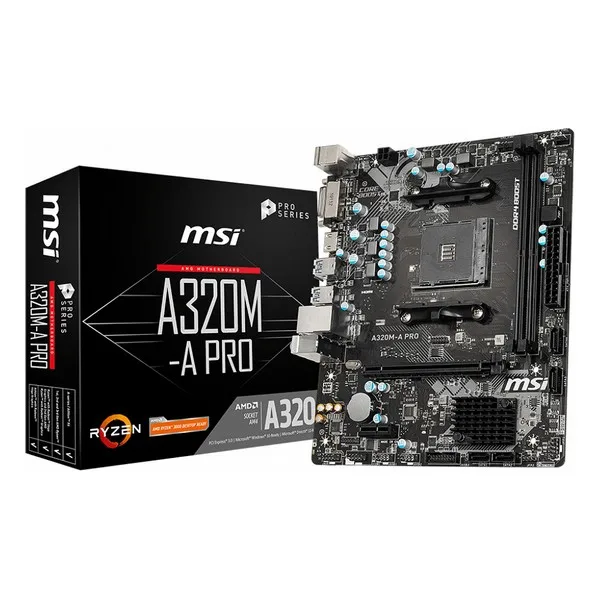  Motherboard MSI A320M-A Pro mATX DDR4 AM4