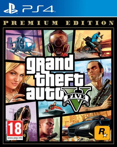 Игра Grand Theft Auto V Premium Online Edition (GTA 5) (PS4 русская версия) | Электроника