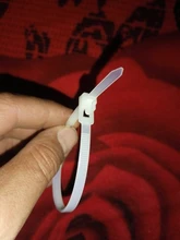 Releasable-Cable-Ties Plastics Colored Nylon Reusable 100pcs Loop-Wrap 200mm Rohs-Approved