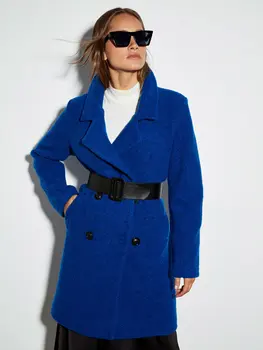 

Collar Thick Stamp Coat