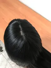 GEMMA Cosplay largo negro recto pelucas sintéticas con flequillo para las mujeres de África americano Lolita de diario fiesta resistente al calor de fibra