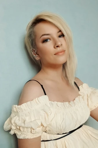 Loose Bubble Short-sleeved Suspender Skirt photo review