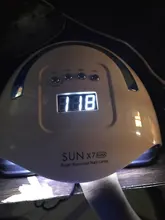 Lámpara de uñas LED UV de 120W, secador de uñas de secado rápido, para manicura y pedicura, Salón Profesional de manicura, 57 LED