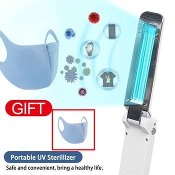 

Portable folding Disinfection UV Ultraviolet Sterilization GermicidalLamp Home Living Room LED Bacterial Disinfect Virus Lights