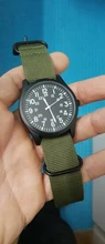 Air Force-reloj con correa de nailon para hombre, cronógrafo deportivo de cuarzo con pantalla de 24H para exteriores