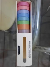 8 unids/set Color sólido básico de las líneas de cuadrícula Washi cinta lindo adhesiva cinta adhesiva Diy arte de colección de recortes de artículos de papelería para Decoración