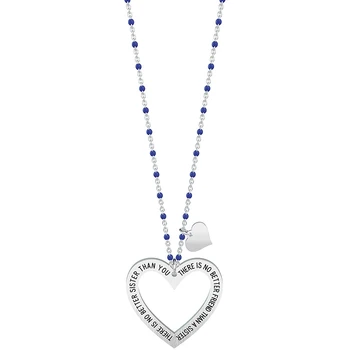 

KIDULT 751010 316L Steel Necklace Sister There is no better Sister