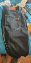 Pantalones vaqueros elásticos para hombre, Jeans ajustados informales de negocios, color negro y azul, de talla grande 38 40, 2020
