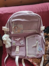 JOYPESSIE-Mochila de Nylon Kawaii para mujer, morral escolar impermeable a la moda para chicas adolescentes, bonita Mochila de estudiante, Mochila de viaje