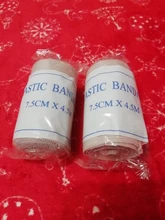 Vendaje de alta elasticidad para vendaje de heridas, cinta muscular de emergencia para tratamiento de esguince de deportes al aire libre, Kits de primeros auxilios, accesorios, 1 unidad