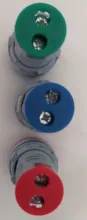 Mini voltímetro Digital redondo de 22mm, medidor de voltaje de CA 12-500V, Monitor de potencia, indicador LED, lámpara piloto, bricolaje