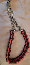 Large Dog Collar-Set Traction-Rope Leashes P-Chain Metal for Big Buckle