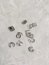 Pendiente de cartílago falso para mujeres y hombres, Clips de oreja sin Piercing, de hojas doradas, joyería, regalos al por mayor