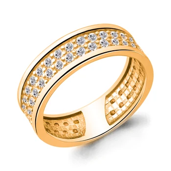 

Silver ring with cubic zirconia