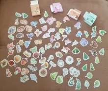 Lote de 45 unidades de pegatinas con diseño de mariposa, pegatinas decorativas de papelería, pegatinas artesanales para álbumes de recortes, etiquetas adhesivas para álbum diario Diy