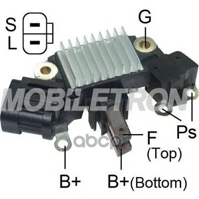 Реле-Регулятор Генератора Nissan: Primera(P12) 2.0 02-06, X-Trail(T30, T31) 2.0/2.5 01- Mobiletron арт. VR-H2000-88