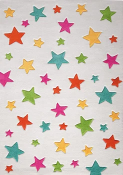

Feature for Kids 4 'x 6' Microfiber Multi Area Rug
