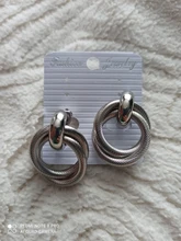 Nuevo México Clip en pendientes No perforado para mujeres Vintage de oro de la Declaración redondos de geometría auriculares joya Clip brinco femenino fiesta regalo