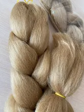 MISS ROLA-extensiones de cabello trenzado con brillante giro de 24 pulgadas, trenzas Jumbo con degradado, soporte de cabello sintético, venta al por mayor