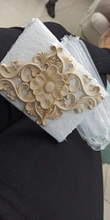 Decorative Furniture Figurines-Crafts Appliques-Frame Corner Wood Carved Wall-Door Floral