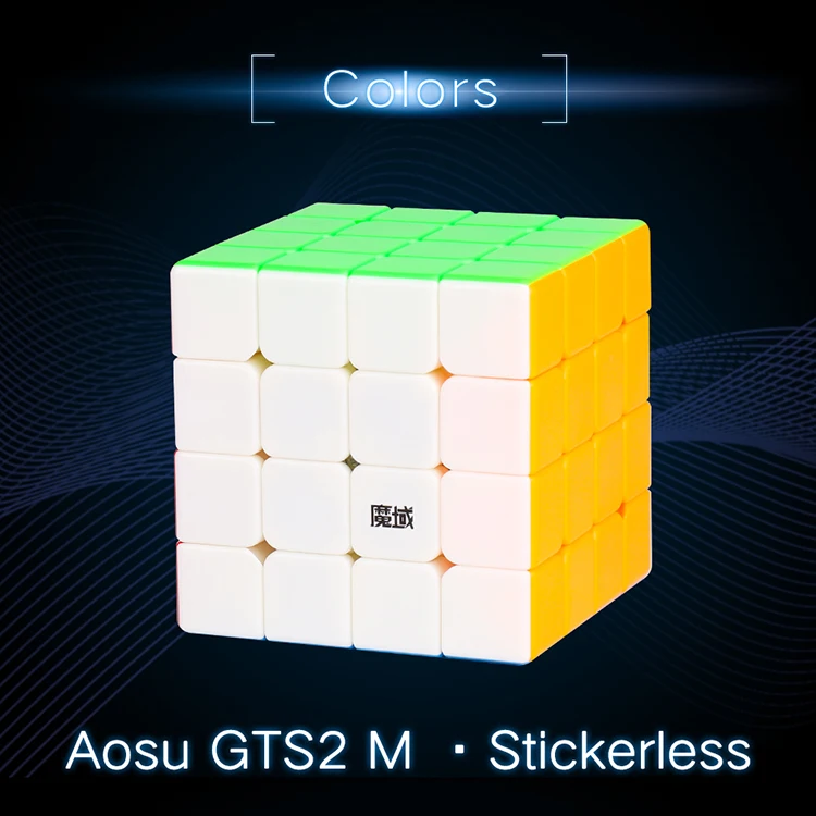 Moyu AoSu GTS2/GTS 2 M 4X4X4 Магнитный скоростной куб moyu gts 2 m 4x4 головоломка магнитный магический куб MOYU GTS2 M 4x4 магический куб