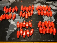 50 Uds bebedero para pollos con bebederos de pezón automático boca de agua Red Watertight pollo herramientas equipo al por mayor