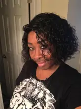 WowQueen-extensiones con ondas al agua con cierre, 30, 32, 34, 36, 5x5, extensiones de cabello humano brasileño Remy con cierre