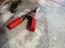 Alligator Clips-Clamps Crocodile-Clips Insulated Cable Lead-Testing Metal 10pcs/Lot Plastic-Handle