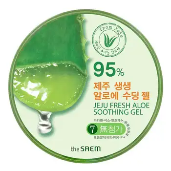 

Gel with Aloe the saem Jeju fresh aloe soothing gel 99%