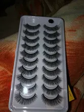 Pestañas postizas de visón 3D, extensiones de pestañas postizas de visón Natural, volumen espectacular, herramientas de maquillaje al por mayor, 10/20 pares