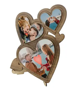 

Photo printing souvenir heart table wooden product