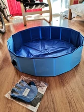 Piscina plegable en piscina para perros, gatos y niños, bañera