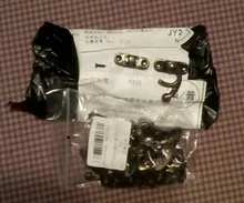 10 Uds. De cierre de Metal con gancho, cerrojo decorativo con tornillos, accesorios de hebilla con tornillos, pequeños y antiguos para mejorar el hogar