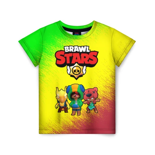 Children S T Shirt 3d Brawl Stars Leon Nita Crow T Shirts Aliexpress - nita brawl stars crow