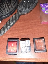 Rocker Button-Light KCD4 16A 4-Pin ON-OFF 125VAC Red 250VAC/20A